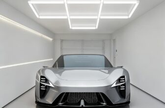 ALLYES Hexagonal Garage Lights 16 Pack 6500K 104W White Cross LED Ceiling Lights for Car Garage Warehouse, Workshop, Gym, Meeting Room, Supermarket