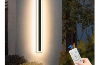 AOOTUYA Dimmable Outdoor Wall Lights, IP65 LED Hallway Lamp