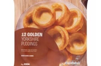 ASDA 12 Golden Yorkshire Puddings 220g