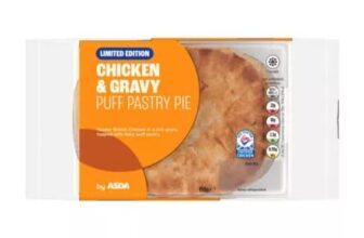 ASDA Limited Edition Chicken & Gravy Puff Pastry Pie 150g