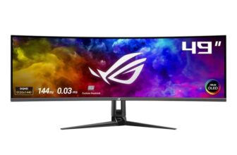 ASUS ROG Swift OLED PG49WCD 49in Curved QD-OLED Gaming Monitor 5120×1440 144Hz with code – Sold by STOCS UK (UK Mainland)