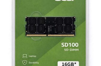 Acer SD100 – 16GB DDR4 3200MHz SODIMM Laptop RAM SD100 CL22 – Auto Discount – Sold by STOCKS UK (UK Mainland)