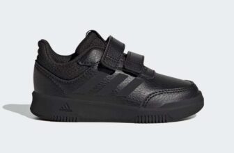 Adidas Kids Unisex Tensaur Hook and Loop Trainers Black Free Members Delivery