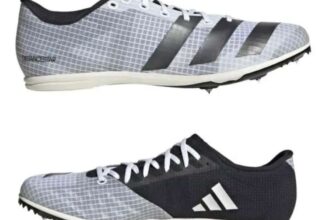 Adidas Mens Running Spike Trainers, Distancestar Footwear (White) – w/Code