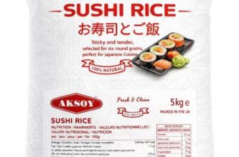 Aksoy Premium Sushi Rice 5KG Japanese-Style Short Grain Rice – S/S £8.50