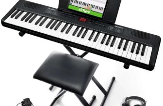 Alesis Melody 61 Keyboard Piano for Beginners with 61 Keys, Speakers, Stand, Bench, Headphones, Tablet/Sheet Music Stand