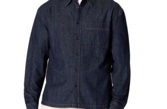 Amazon Essentials Mens (Demis Pick) Modern Oversized-Fit Denim Button-Down Shirt XL