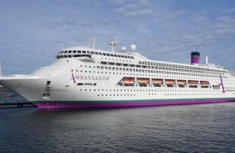Ambassador Ambience Cruise for two w/code – Tilbury return 27 March 7 nights (Bremerhaven,Amsterdam,Rotterdam,Zeebrugge) Martin Kemp/Lulu