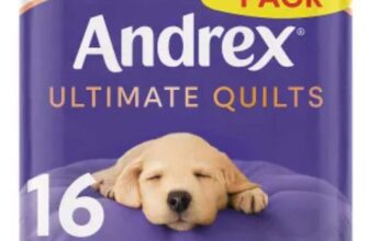 Andrex Ultimate Quilts Toilet Tissue 16 Standard Rolls