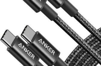 Anker 2 Pack Nylon USB C to USB C Cable 6ft 60W PD Charging Cable for Mac with code. Sold by Anker Official Shop