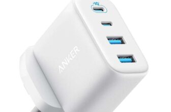 Anker Zolo USB C Charger Block, 4-Port Wall Adapter 50W Compact Stable 2 USB-C&A – W/code – Sold by Anker Official Shop
