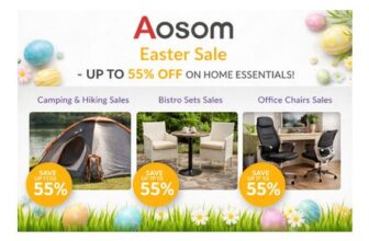 Aosom Easter Sale – Upto 55% off on Home Essentials