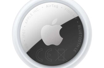 Apple AirTag (2nd generation): Tracker for Keychain, Wallet and More Locator with Sound Simple One-Tap Setup with iPhone W/ Voucher