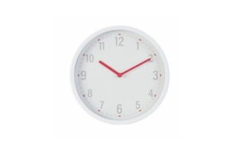 Argos Home Plastic Wall Clock – White
