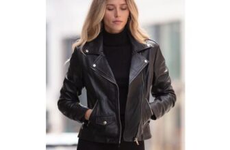 Ashwood Leather Fia Real Leather Biker Jacket Women Coat