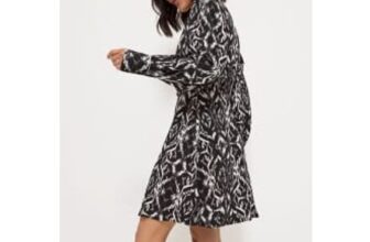 Aztec Smock Mini Dress