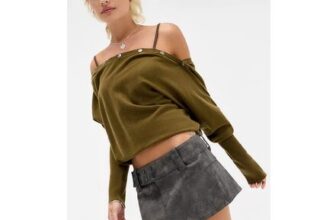 BDG PU Pelmet Mini Skirt
