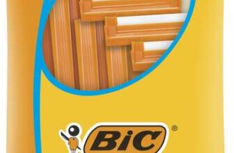 BIC 1 Sensitive Razors for Men – Disposable Single Blade Razor Pack of 20