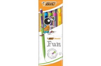 BIC HB Mechanical Pencils with Eraser, 0.7mm, Pack of 5