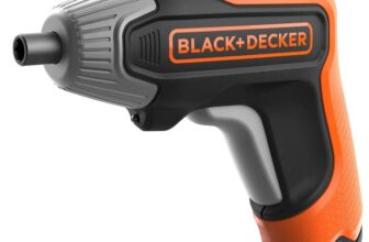 BLACKDECKER Cordless Rapid Screwdriver with Bits and Storage Case 3.6V