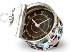 BRISA VW Collection Volkswagen Table Clock, Magnet Clock