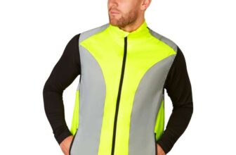 BTR Reflective High Visibility Running & Cycling Vest, Gilet