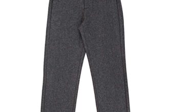 Bando Mens Brushed Wool Tapered Ankle Grazer Suit Trousers ( 30W / 32L only )