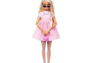 Barbie Deluxe Style Doll 3 in Barbiecore Outfit, Pink Dress