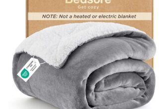 Bedsure Sherpa Fleece Throw Blanket