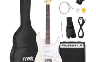 Beginner Electric Guitar & 40W Amp Starter Kit with Accessories