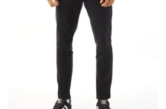 Bench Mens Eddie 22 Slim-Fit Jeans, Black