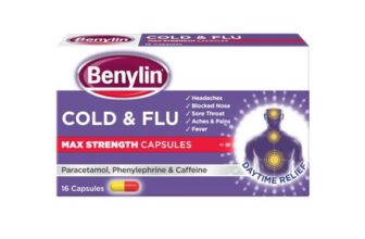 Benylin Cold & Flu Max Strength Capsules, 16 Each