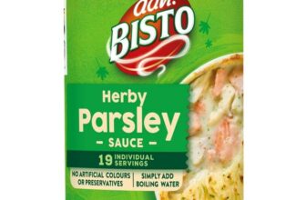 Bisto Deliciously Creamy Parsley Sauce Mix, 170g (Pack of 1)