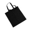 Black Cotton Tote Shopping Bag 40cm X 38cm