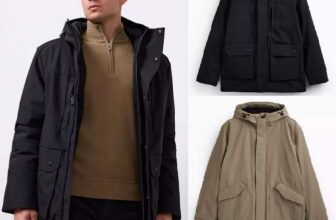 Black OR Navy Wadded Hooded Coat (M-4XL) /Stone OR Black Borg Lined Parka (M-3XL) £14.40 – Free C&C