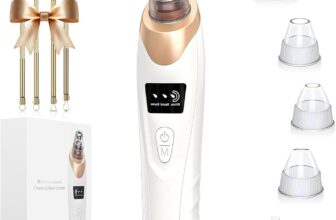 Blackhead Remover Vacuum with 3 Suction Power Modes,Electric Blackhead Remover Tool with 5 Suction Heads,Black Head Remover for Face Pore Vacuum Cleaner Acne Pimple Whitehead Extractor