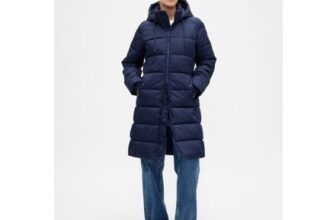 Blue ColdControl Relaxed Midi Puffer Coat