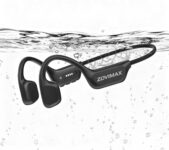 Bone Conduction Headphones, IPX8 Waterproof Swimming Headphones, Open Ear Headphones with MP3 Mode 32GB Memory Up to 12 Hours Playtime, Bluetooth 6.0 Earbuds Secure Fit for Running and Fitness