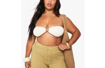 Boohoo plus Cheesecloth Beach Shorts