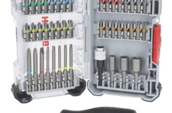 Bosch 1/4 Hex Shank Mixed Extra Hard Screwdriver Bits 44 Piece Set (free cc)
