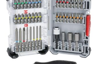 Bosch 45x Extra Hard Screwdriver Bit Set, 441-Piece (168 x 110.5 mm, Professional Accessories Screwdriver, Drill)