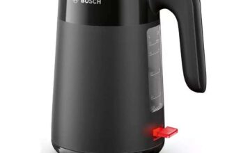 Bosch MyMoment Excite 3000W 1.7L Rapid Boil Kettle (Black / White) 2 Year Guarantee – W/Code – Free C&C