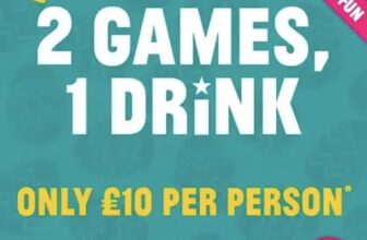 Bowling 2 Games 1 Drink