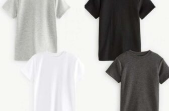 Boys Grey/White Thermal Short Sleeve T-Shirts 2 Pack, 2-6yrs ( 7-16 yrs £5.50 to £8) / Black/Charcoal Grey 2 Pack- free click and collect