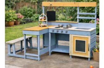 Bramble Wooden Corner Mud Kitchen Playset