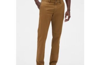 Brown Slim Fit Stretch Essential Chino Trousers