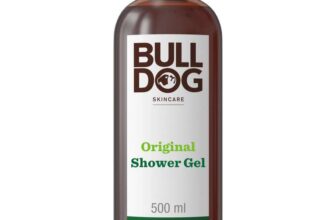 Bulldog Skincare Original Shower Gel for Men, Natural, Refreshing Mens Shower Gel, 500 ml