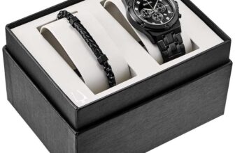 Bulova Classic Chronograph Mens Diamond Dial Watch & Bracelet Gift Set