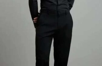 Burton Menswear Mens Slim Black Recycled Trousers ( 34R only )