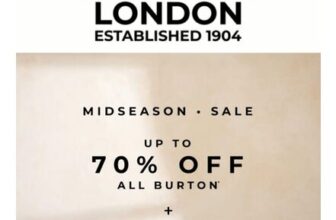 Burton Midseason Sale – up to 70% off Further Reduction